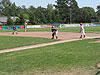 Tyler playing first base