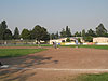 Tyler running through second base