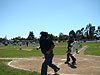 Tyler running to first