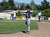 Tyler playing first base