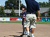 Tyler on first base