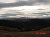 A view of the clouds above the mountains