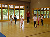 Jordan in her ballet class