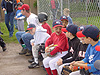Tyler's team on the bench