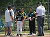 Tyler having a before-game meeting