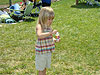 Jordan blowing bubbles