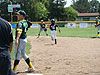 Tyler running to second base