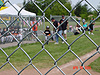 Tyler running to bat