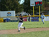 Tyler running to third
