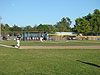 The Giants playing the field