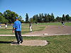 Tyler playing first base