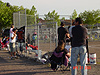 Ken, Jordan, and some of the parents watching the game