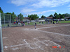 Another player batting