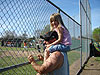 Jordan on Ken's shoulders