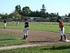 Tyler playing first base