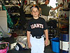 Tyler before his first practice game