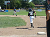 Tyler running to second base