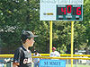 Tyler pitching in the 10th inning, with his team ahead by two runs