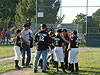 Coach Tom talking to the kids