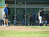Tyler playing first base