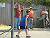 Tyler playing basketball