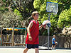 Tyler playing basketball