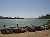 A view of the end of the Russian River from Jenner