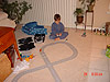 Tyler playing with his new track