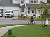 Tyler on his new bike