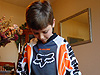 Tyler's new motocross jersey from Dave and Heidi