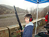Tyler with his shotgun