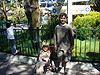 Tyler and Jordan before the park opened