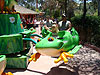 Jordan on a frog ride