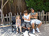 Jordan, Tyler, and Ken eating a snack
