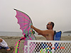 Ken finishing up with the kite
