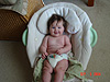 Jordan relaxing before our trip to the beach