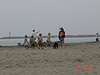 The kids getting ready for a race