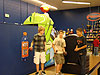 Another picture of the boys bowling