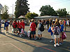 Another picture of the kids lining up