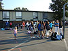 The kids starting to line up
