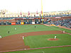 The Giants playing the field