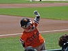 The mascot for the Giants