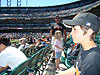 Ken, Jordan, and Tyler at the game