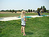Jordan and Tyler at the driving range
