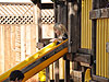 Jordan going down a slide