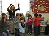 Jordan's class doing a song and dance
