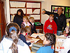 The class listening to the volunteer