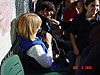 Some more kids petting the puppies