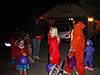 The kids getting some candy