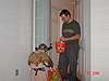 Uncle Ryan giving candy to Tyler